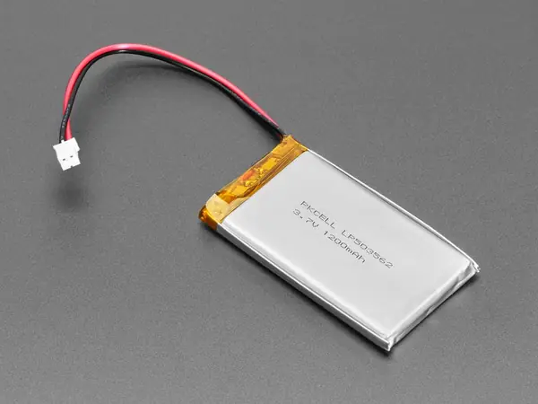 Reference photo: LiPo 3.7 V 1200 mAh