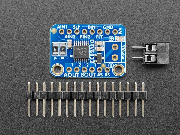 Reference photo: DRV8833 motor driver breakout