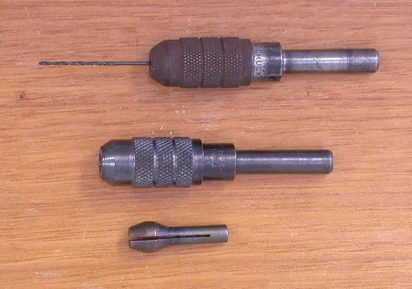 Example photo: 3 mm drill bit (by hand)