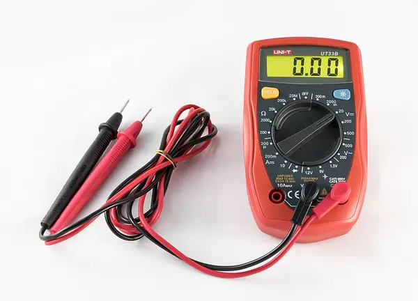 Example photo: Multimeter (DC volts, beep, diode)