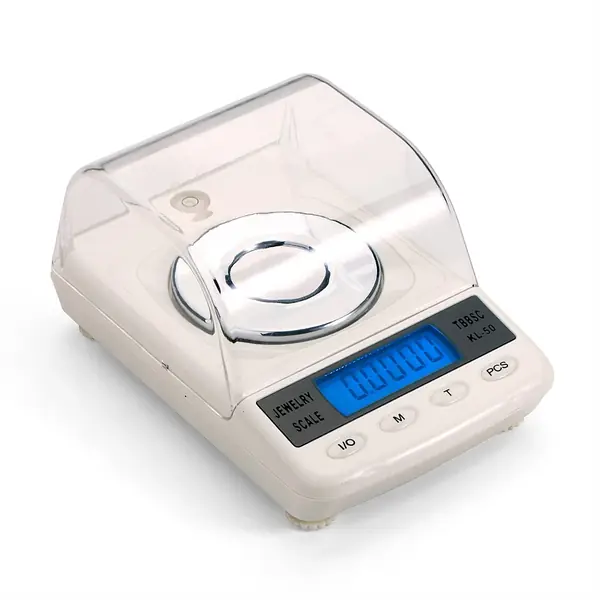 Example photo: Kitchen scale reading 0.1 g