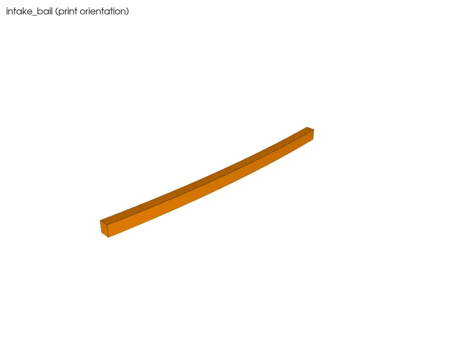 CAD render: intake bail